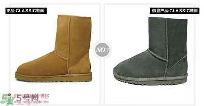 ugg是什么牌子？ugg雪地靴真假辨別圖對比