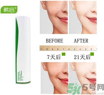 韓后茶蕊嫩白系列怎么樣？韓后茶蕊baby白好用嗎？