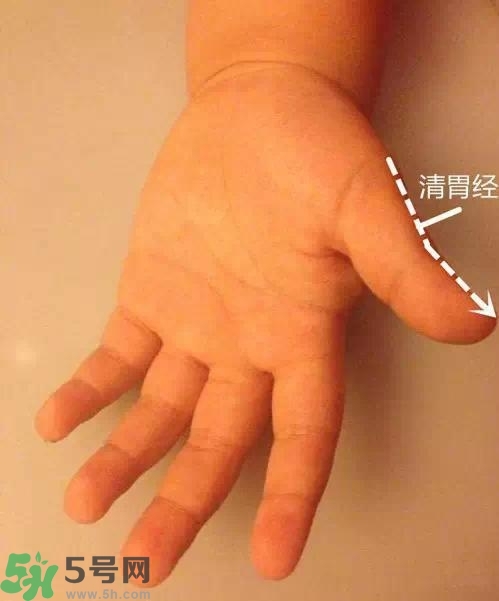 積食發燒怎么推拿？積食發燒推拿手法圖解
