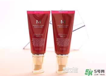 謎尚21號和23號的區別 謎尚bb21號和23號色號試色