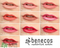 德國benecos口紅孕婦可以用嗎？benecos口紅試色