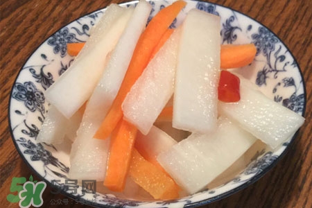 孕婦能吃腌蘿卜嗎？孕婦可以吃腌蘿卜嗎？