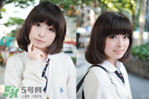 內扣梨花頭短發_梨花頭短發發型圖片