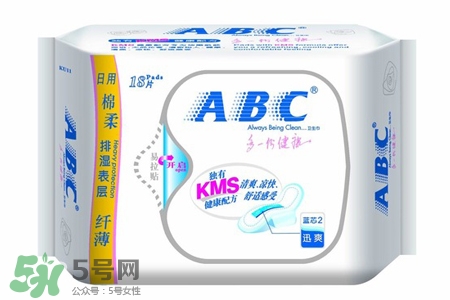 abc衛生巾上面的藍芯有什么作用？abc衛生巾上藍條的作用
