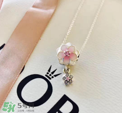 潘多拉2017新品桃花項鏈多少錢？pandora新品桃花項鏈專柜價格