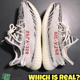 adidas yeezy 350 v2 boost zebra白斑馬真假怎么分辨？