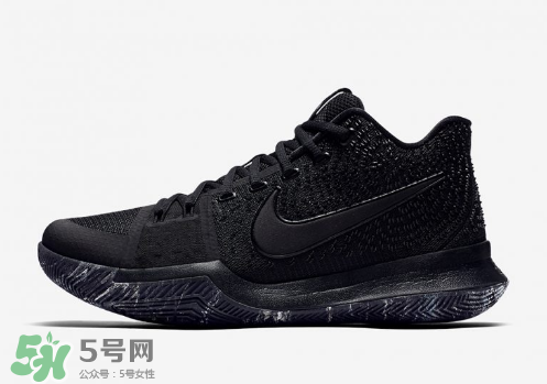nike kyrie 3 triple black耐克歐文3代純黑配色什么時候發售？