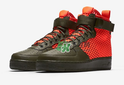nike sf-af1 mid空軍一號網眼撞色款什么時候發售？