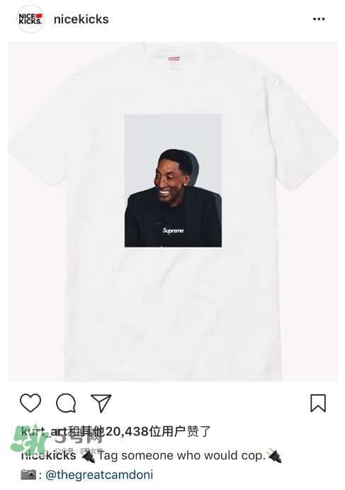 supreme皮蓬photo tee會發(fā)售嗎？supreme將推出皮蓬photo tee？