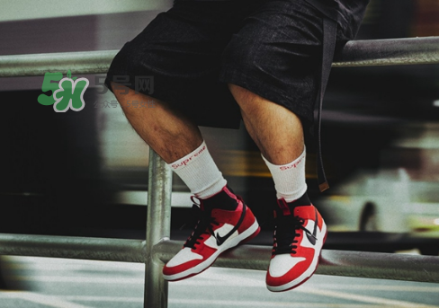 nike sb zoom dunk high elite chicago什么時候發售_上腳效果