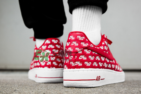 nike air force 1 low logo上腳效果怎么樣？空軍一號logo款上腳