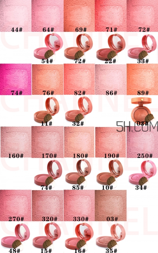 香奈兒腮紅和妙巴黎腮紅哪個好_區別對比