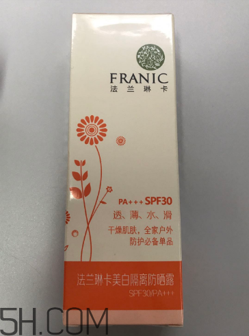 法蘭琳卡防曬霜好用嗎？法蘭琳卡防曬霜用法