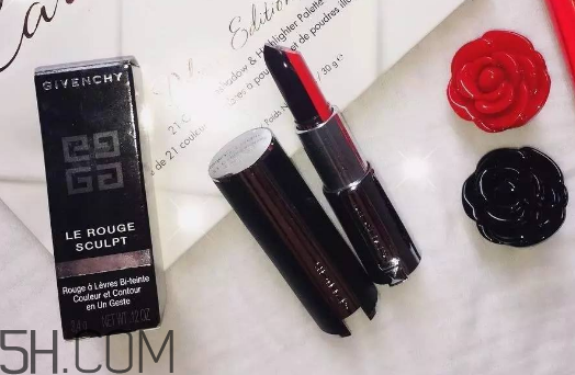 紀梵希雙色口紅怎么涂？紀梵希雙色口紅試色