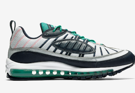 nike air max 98 south beach南海岸配色發售時間