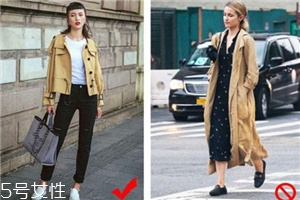 小個子女生怎么挑選風衣？小個子風衣穿搭技巧