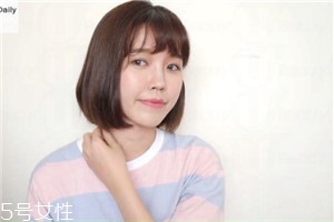 有劉海短發怎么扎簡單好看圖解