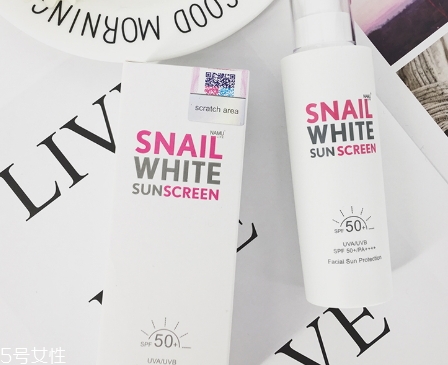 snailwhite防曬霜怎么樣？snailwhite防曬霜使用方法
