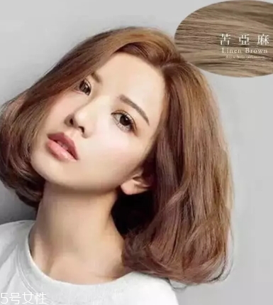 苦亞麻色頭發圖片 苦亞麻色發型圖