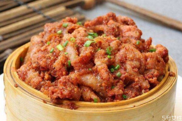 粉蒸肉有什么營養價值呢 粉蒸肉搭配什么更健康呢
