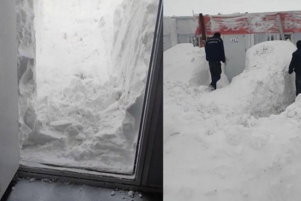 男子醒來(lái)發(fā)現(xiàn)被幾米高雪困在宿舍 下雪有什么好的寓意