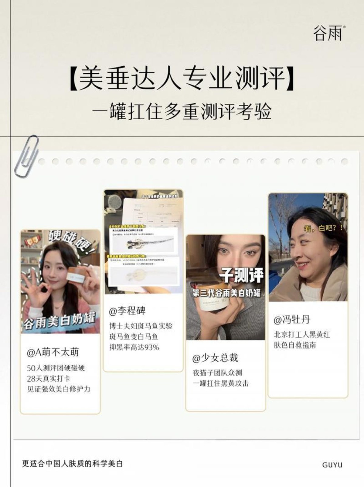 熬夜黨曬后黨必看！千人實測谷雨「極光甘草」：敏感肌也能美白